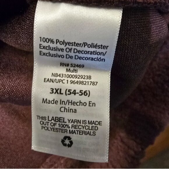 No Boundaries Mens Sherpa Oversized Trucker Jacket Multicolor Full Zip 3XL - Picture 8 of 14